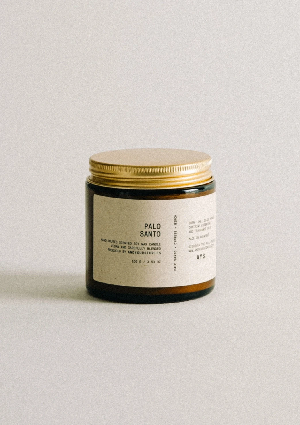 Palo Santo – 120 ml klassisk soyavokslys