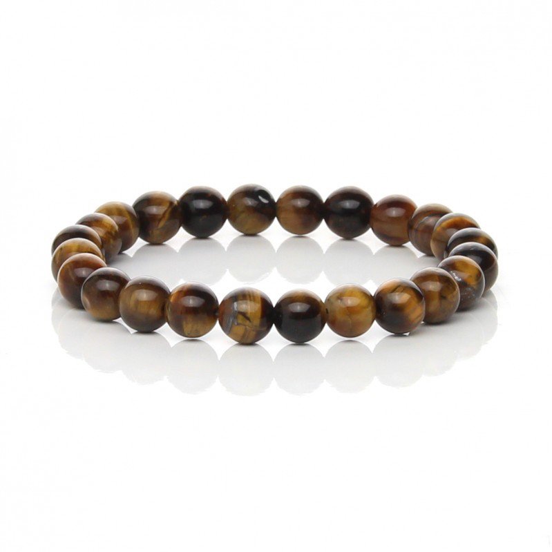 Armbånd med naturlig tigerøye